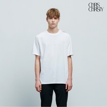 [크리스크리스티] [크리스크리스티] 숄더 레터링 프린트 반팔티셔츠_WHITE / KKMASWMLP01