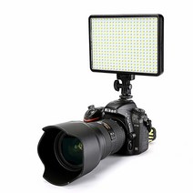 단렌즈 dslr 단초점 망원 광각 줌인 30W 5600K/3200K 온 카메라 396 전구 LED 비디오 라이트 램프 캐논 니, 한개옵션0