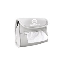 블랙박스 차량용 트럭 미니 외장형 가성비 자동차 티슈 박스 가죽 매다는 스토리지 가방 닛산 Qashqai 주, 03 White