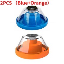 목공집진기 1/2PCS 전기 드릴 먼지 커버 미니 방진 장치 필터 진공 청소기 가정용 집진기 전동 공구 액세서리, [05] 2Pcs Blue Orange