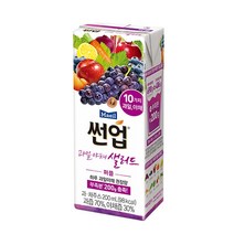 new 썬업 과일야채 샐러드 퍼플 200mlx24팩