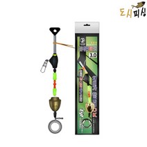 막대찌 채비세트 원터치 일체형 찌채비 국산, 1.0