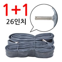 1+1 흥아 26x1.50 EV 26인치 MTB 자전거 튜브 던롭, 26x1.50 던롭