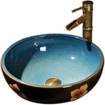 반다리 세면대 원형 손세정대 복고풍 욕실 리모델링, 서클 패키지