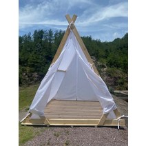 몽골텐트 삼각텐트 캠핑 대형 인터넷 유명인 체크인 삼각형 텐트 야외 홈스테이 경치 좋은, 6명 2x2.6x2.3 옥스포드 천 부식 방지 목