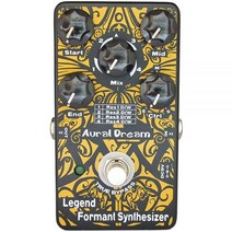 Aural Dream Legend Formant 신디사이저 기타 이펙트 페달은 9개의 인간 모음 4가지 공명 모드 및 