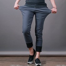 스댕클럽 남성용 신축성 좋은 치즈스판 밴드 기모 면바지 BJ1859