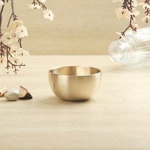 순수담 명인 명장 전통 방짜유기 이화 술잔 2P, 단품, 2개