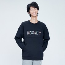 디스커버리 남녀공용 맨투맨 커플 봄 가을 겨울 맨투맨 티셔츠 DAUH90053 1022 118