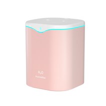 XXLIANG더블노즐초음파미니저소음가습기, 2L-핑크, 더블 스프레이