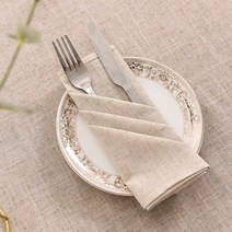 12 pcs 화이트 테이블 냅킨 파티 웨딩 디너 테이블 천으로 냅킨 레스토랑 홈 코튼 린넨 패브릭 냅킨 테이블 매트, 회색 30x45cm