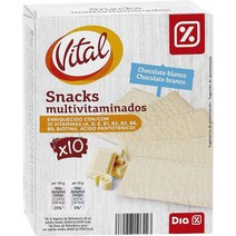 디아 화이트 초콜릿 바이탈 스낵 멀티비타민 200g DIA VITAL snack chocolate blanco multivitaminado, 1팩
