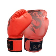 ufc글러브 mma글러브 격투기 오픈핑거 복싱 권투 장갑 랩 킥복싱 액세서리 스포츠 집 실내 운동 훈련, 03 빨간_02 M-8 ounce