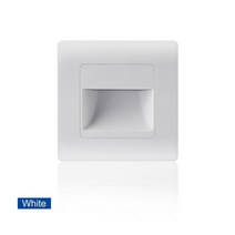 벽 램프 PIR 모션 센서 계단 빛 AC85265V 텝 복도 조명 실내 장식, White, CHINA, COLD WHITE + Sensor