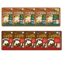 아이배냇 베베 처음먹는 순한덮밥소스 6종 택1 10개, 짜장(5개)+차돌된장(5개)