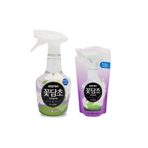 샤프란케어 꽃담초 섬유탈취제 자스민향 본품+리필