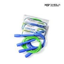 김수열줄넘기 유산소 전신운동 PVC 긴줄넘기, 연두