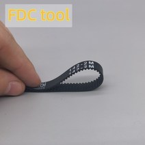 타이밍풀리 2MGT 동기 밍 벨트 피치 길이 140 너비 6mm 고무 폐쇄, 01 4mm_03 2M-126mm_01 1 개