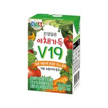 정식품 건강담은 야채가득 야채즙 V19, 145ml, 2팩
