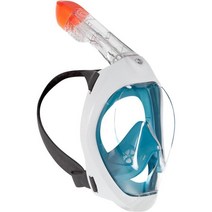 Micro Clean SUBEA Easybreath 500 풀 페이스 스노클 마스크 2세대(2023 버전) 드라이 탑 릴리즈 파노라마 180º 뷰 김 서림 방지 대형 극세사