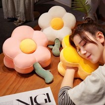 키밍 의자 메모리품 팔쿠션 팔꿈치 손목쿠션 2개입 꽃 쇼파 솜포함 베게 팔배게 거실 배받이 일반, 핑크