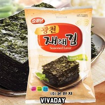 DHD BBW72EE21 김 저녁 돌 밥 간식 30gx20개입소문난 곱창 파래 가공식품 재래 가루 김, GD 1