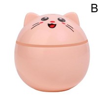 고양이 공기청정기 애견 악취 미세먼지 냄새제거 귀여운 고양이 모양 미니 가습기 300ml h 저소음 공기, 02 분홍색