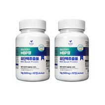 HACCP 먹기편한 MBP정 유단백추출물 600mg 90정 분리유청단백 유청단백질농축 보스웰리아 우슬추출분말, 600mg x 90정 x 2개