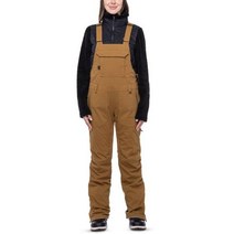 686 보드복 블랙 매직 Bib 스노우 팬츠 여성 바지 Breen Geo 자카드