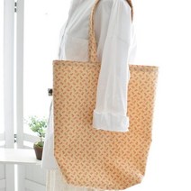 기타 바보사랑[데일리홈]미니플라워 방수에코백(오렌지-세로타입)