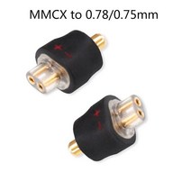 이어폰 연장 케이블 OKCSC 어댑터 MMCX 이어버드 오디오 커넥터 SHURE SE215 SE315 SE846 EAH-TZ700 WESTONE W80 시리즈 0.78 0.75, [05] MMCX to 0.78mm-black, 05 MMCX to 0.78mm-black