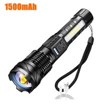 샤오미 높은 전원 Led 손전등 50000000 전술 빛 비상 스포트 라이트 텔레스코픽 Jetbeam1km 18650 배터리, [01] 1500mAh, 01 1500mAh