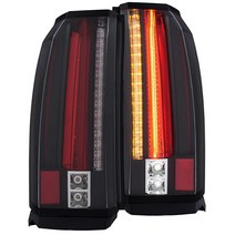 ANZO USA 311275 후미등 어셈블리 투명 렌즈 블랙 하우징 페어 LED 포함 미국