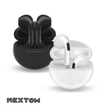 넥스톰 TWS 블루투스 5.0 무선 이어폰 오픈형 이어셋 헤드셋 핸즈프리 C타입 충전 NXT-AIR, 블랙