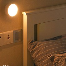 킹마트 무선센서등 건전지형 무드등 침대센서등 신발장센서등 계단센서등 서랍장센서등 옷장센서등 침실무드등 현관센서등, 화이트라이트(DMK-006PL)