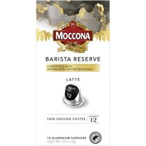 모코나 바리스타 리저브 커피 캡슐 라떼12 10캡슐 Moccona Barista Reserve Coffee Capsules Latte12, 1팩