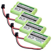무선전화기 유뮤선전화기 레트로 3.6V 1000mAh AAA NiMH 무선 전화 충전식 배터리 BT-446 교체 팩 BP446 BT, 01 4pcs