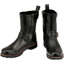 데이토나 오토바이 용 엔지니어 부츠 블랙 28.0cm 소 가죽 시프트 패드 내장 사이드 Zip 2E 상당 HBS-004 96985