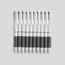 멀티펜 3색 볼펜 10p세트 (0.5mm) 홍보 인쇄 판촉볼펜, 색상