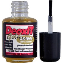 CAIG Laboratories DeoxIT GOLD GX100L-2DB-UV 케이그 디옥싯 브러쉬 보틀 노이즈제거 접점개선제 7.4 ml, 기본