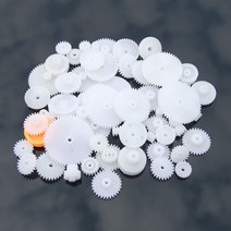 웜기어 베벨기어 저속모터 감속기 로봇 크라운 웜용 64 종류 DIY 벨트 풀리 싱글 더블 레이어 샤프트 기어, 한개옵션0