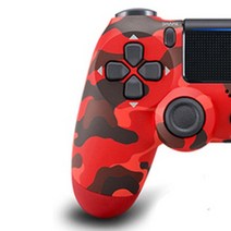 소니 블루투스 컨트롤러 4 프로/슬림/PC/게임 패드/스팀/태블릿 PS4 비디오 게임 콘솔용 게임 조이스틱 ps4 무선 스마트폰조이스틱, 11 Camouflage Red