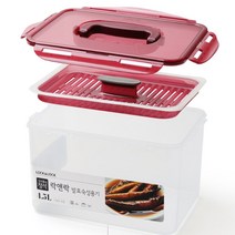락앤락 김장준비물 배추김치 김장통 1+1 누름용기포함 절임배추, 락앤락 발효용기 HPL827P (4.5Lx2개)