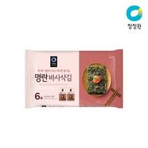 청정원 chungjungone 명란맛 바사삭김 3.8g x 36봉