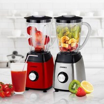 윈드피아 대형 유리 믹서기 업소용 카페 블랜더 강력 LSM-L100, 1.6L파워유리믹서기[KAM-L100](실버)