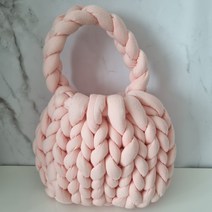 벨벳 자이언트얀 빅얀 루피망고실 왕모찌실 가방 DIY 핑거니팅 20색상, TOP 패브릭얀 1kg, TOP 피치