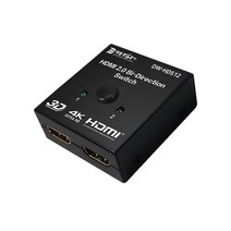 DWMART HDMI 2.0 양방향 1대2 버튼식 선택기 스위치 셀렉터 HDMI선택기, 1개