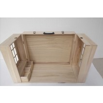 인형의집 파올라 레이나 가방형 하우스 소품 장난감 룸박스 돌하우스 미니어쳐 만들기 연극, A.6점 62X18X47