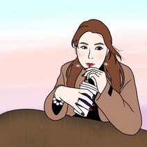선물 포장 ) 주문제작 기념일 선물 사진 그림 액자 감성 팝아트 캐리커처 초상화 추천, 골드