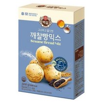 백설 오븐용 깨찰빵믹스 500g 4개, 8개